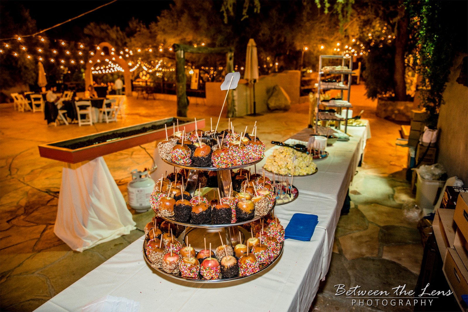 Candy Apple Buffet Table